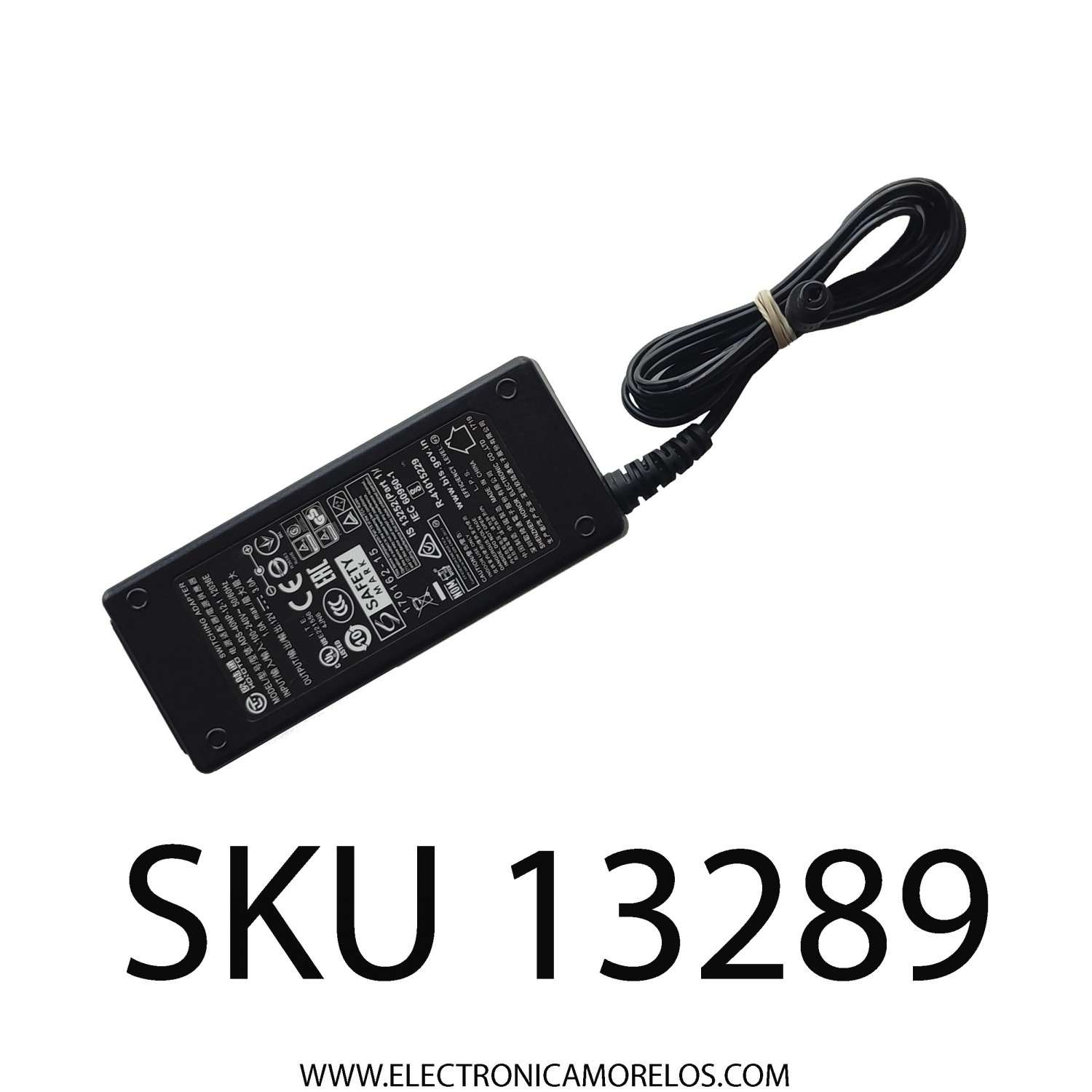 ADAPTADOR AC HOIOTO / NUMERO DE PARTE ADS-40NP-12-1 / INPUT:100-240 VAC- 50/60HZ / OUTPUT:12 VDC- 3.0A / 12036E / R-41015229 / G2APZ1230Z0004	